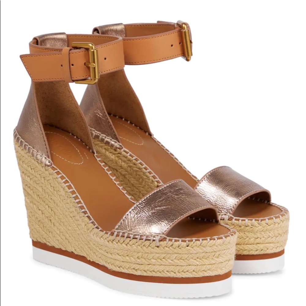 Brand New See by Chloe “Glyn” Leather Wedge
